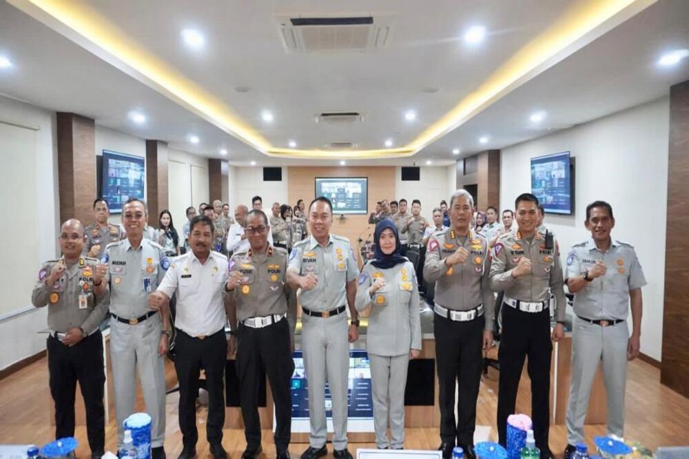 Jasa Raharja dan Polri Gelar Supervisi Pelayanan STNK dan TNKB